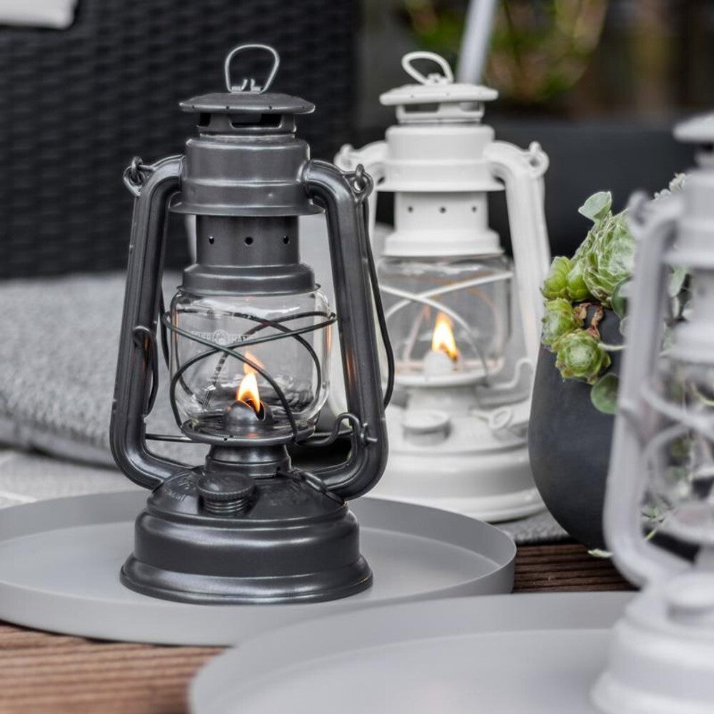 Outdoor Kerosene Lantern - Galvanized Hurricane Light for Camping & Garden