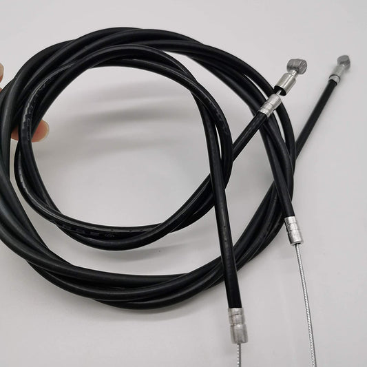 Bicycle Brake Cables Set Front and Rear Black - 68.9 Inch Wires