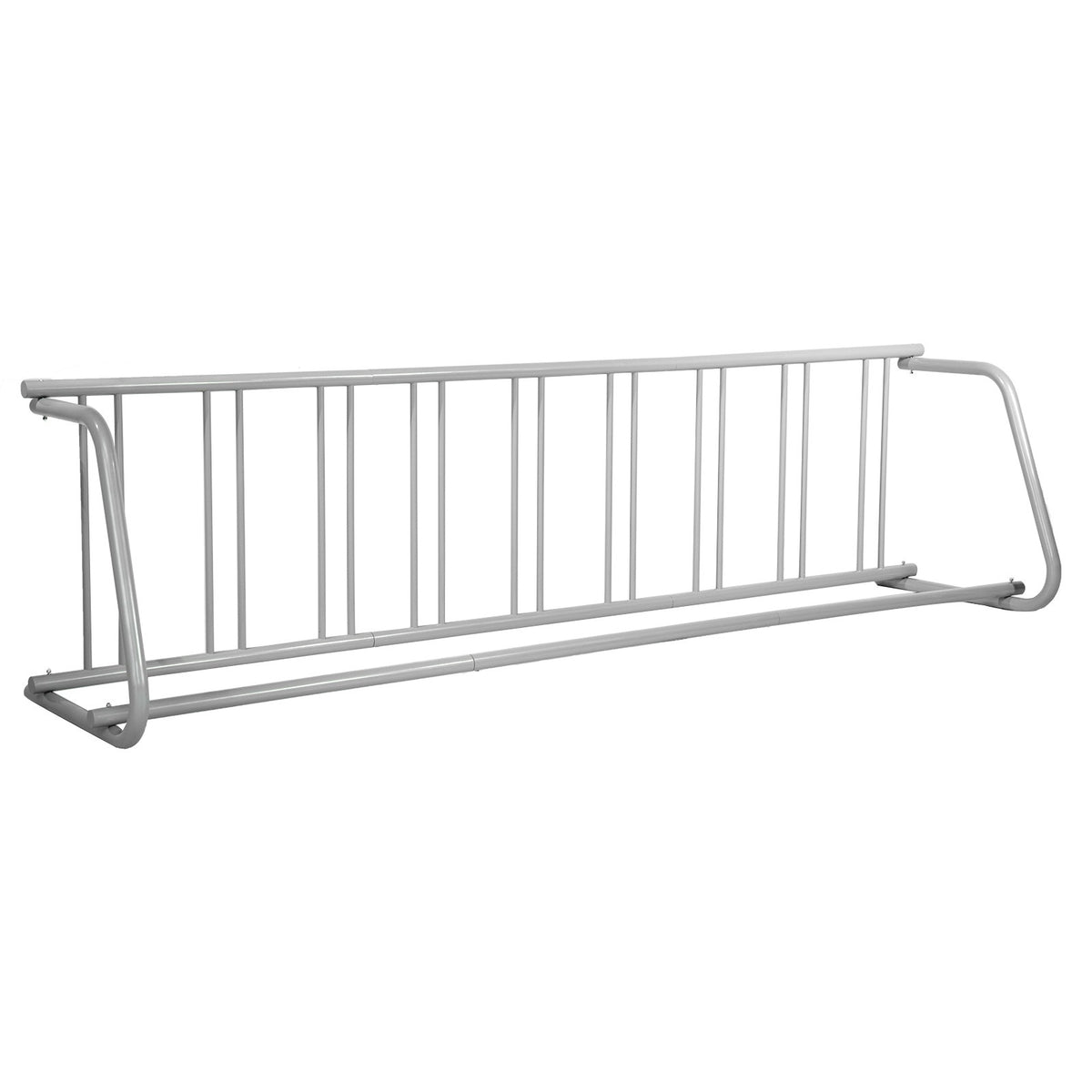 9-Bike Floor Bike Rack with Stability Stand - Single-Side Bicycle Storage