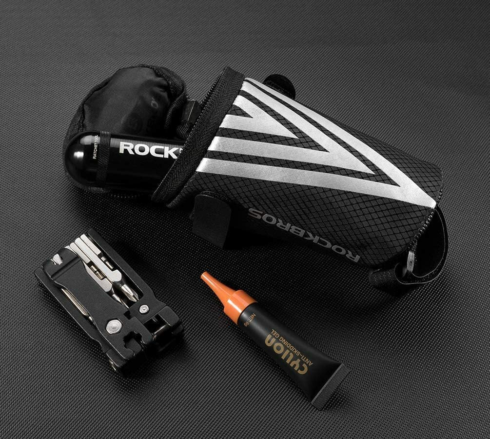 Bike Saddle Bag Waterproof Bicycle Seat Storage Pouch Small & Portable