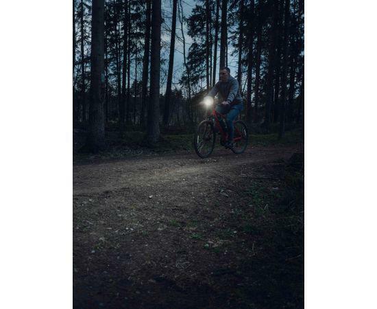 USB Rechargeable LED Flashlight with Red and White Lights - 1100 Lumens, Magnet, Multi-Mode