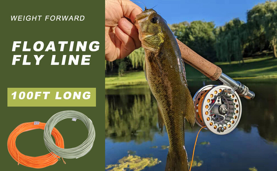 Floating Weight Forward Fly Line for Casting & Fishing Accuracy