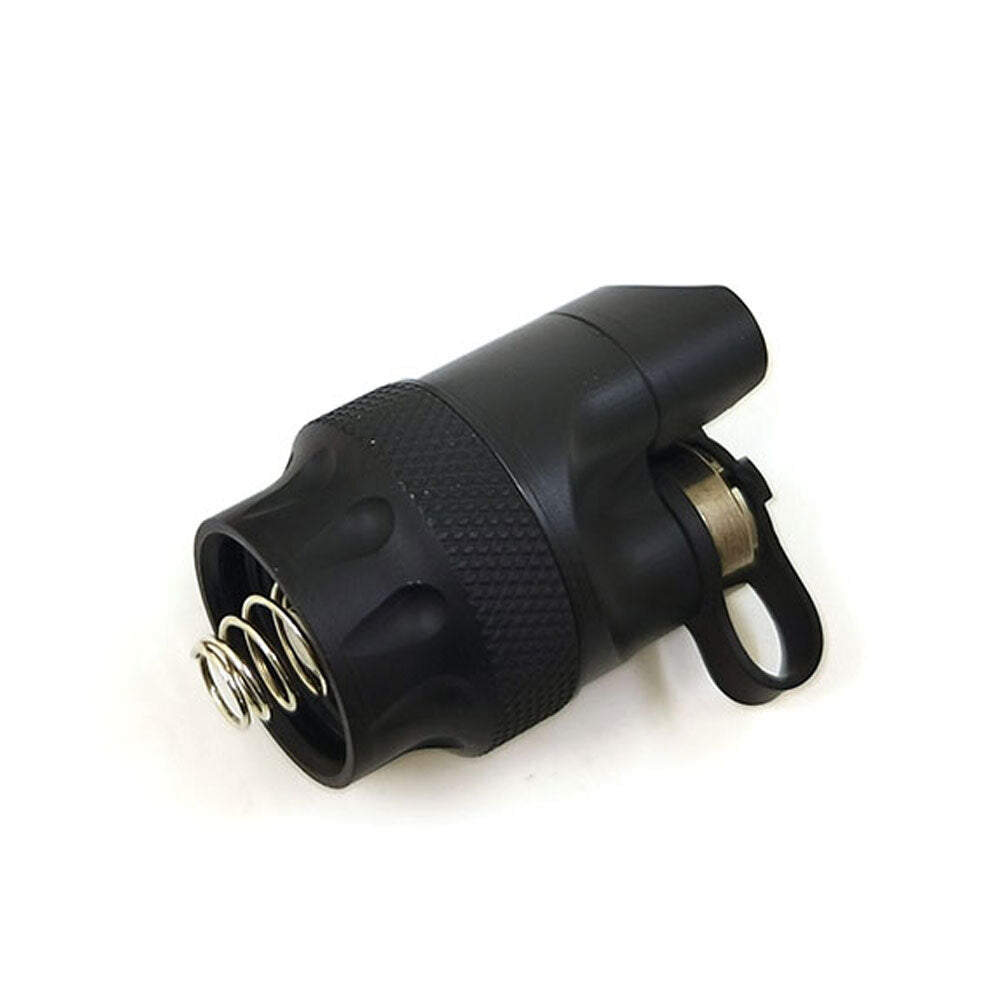 Dual Function Flashlight Switch Tail Cap for M300 M600 Series - Aluminum Tactical Accessory