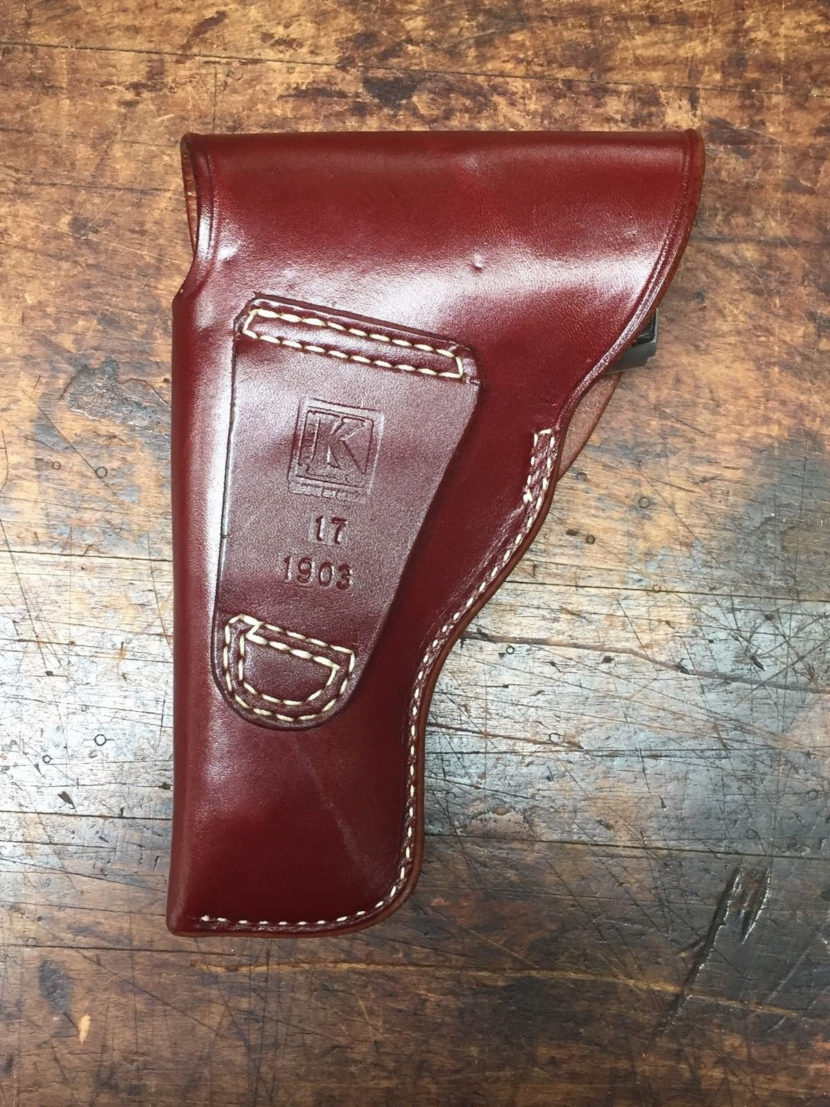 Vintage Leather Holster for Colt 1903 1908 .32 & .380 Pistols - Classic Design