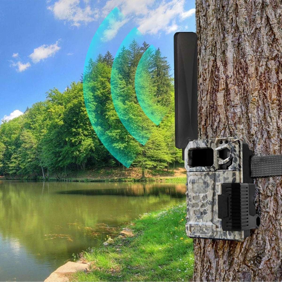 Cellular Trail Camera Antenna 9dBi Omni-Directional Long Range Boost for Security & Wildlife