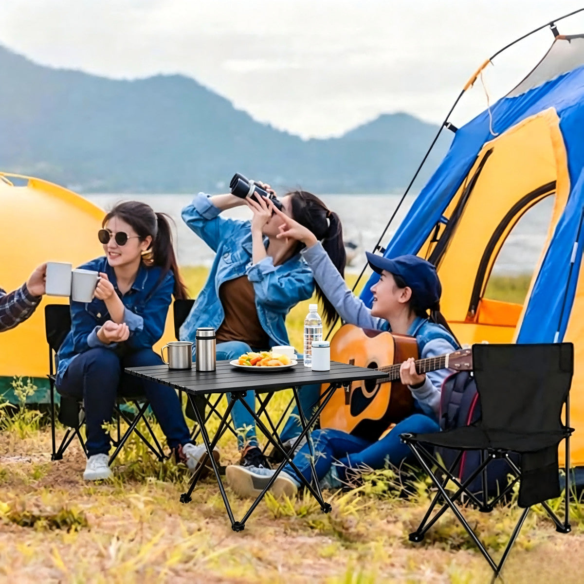 Portable Camping Chair - Lightweight Folding Outdoor Seat for Beach, Picnic, and Hiking