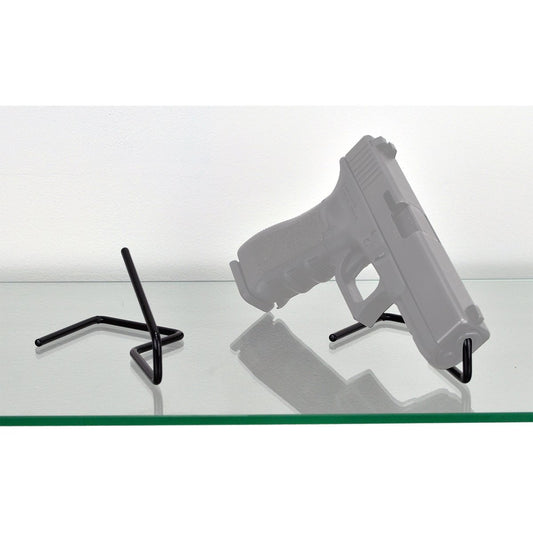 Gun Storage Stand - Individual Handgun Display Rack for Safe or Shelf