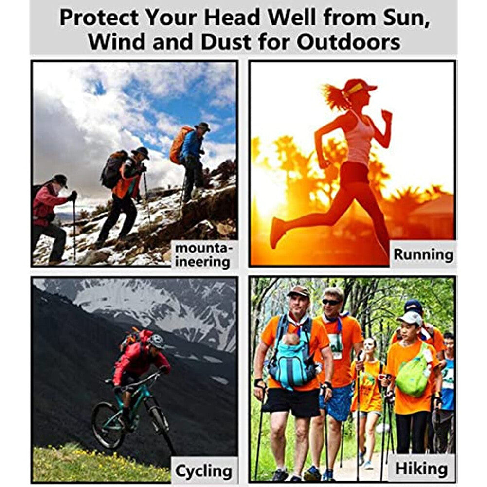 Unisex Full Face Mask with 2 Holes UV Sun Protection Ski Mask for Men Women
