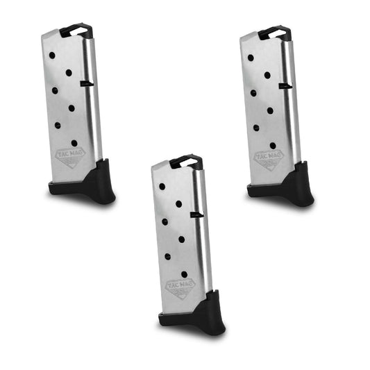 Kimber Micro 9 Rapide Tac-Mag 7-Round Stainless Steel Magazine - Pack of 3