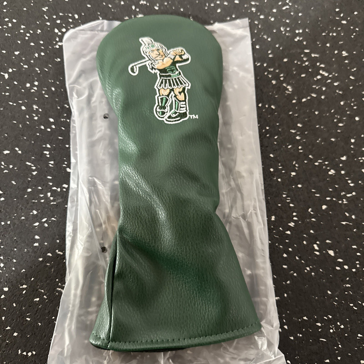 Michigan State Spartans MSU Fairway Wood Headcover Leather Golf Club Accessory