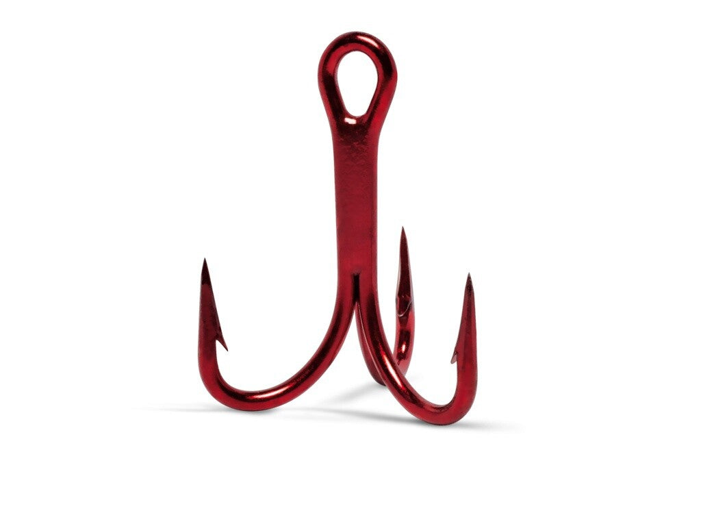 High-Strength Treble Fishing Hooks - Multiple Sizes & Pack Quantities