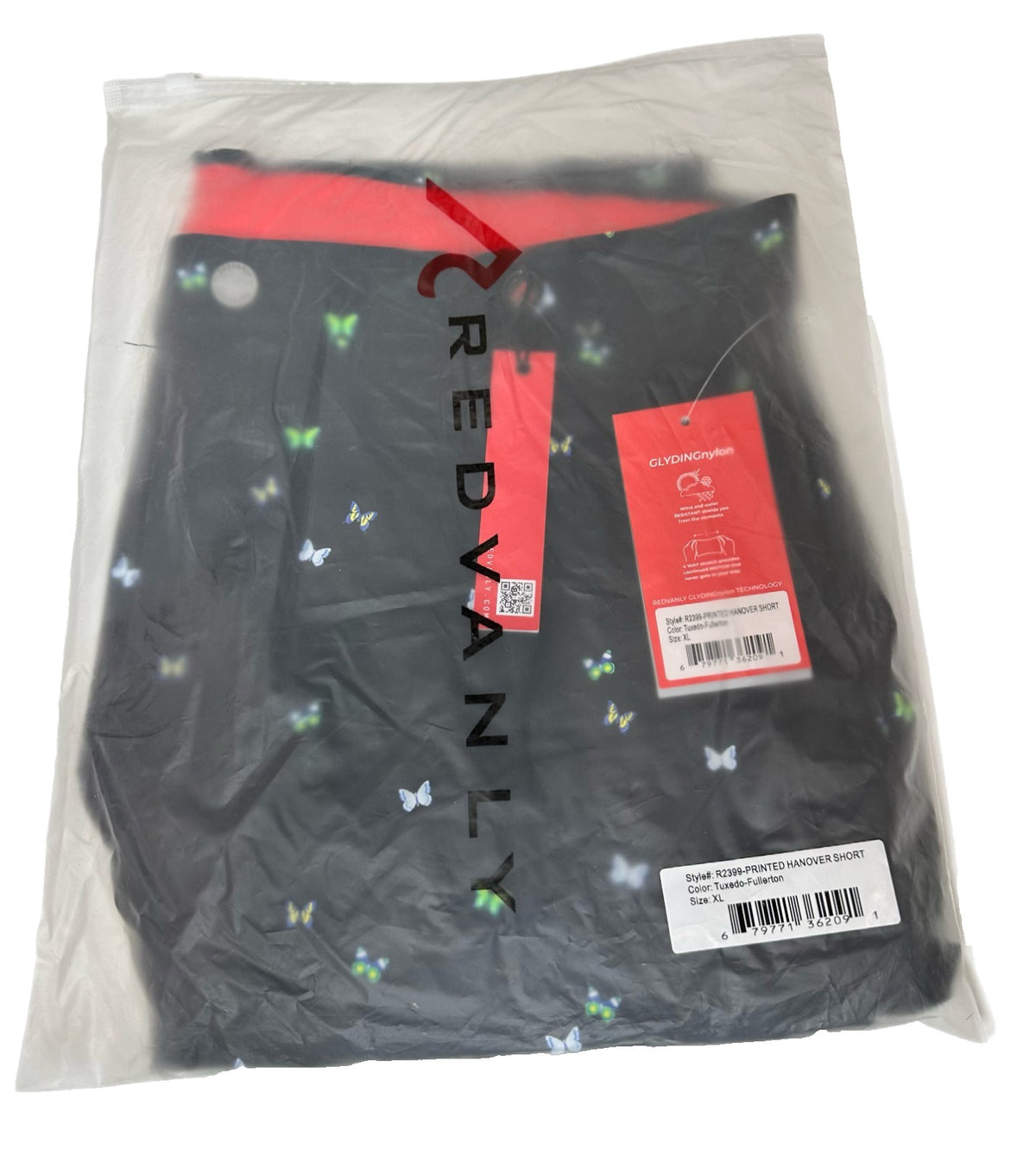 Redvanly Printed Hanover Short Tuxedo Pants - XL, 9 Inch Inseam