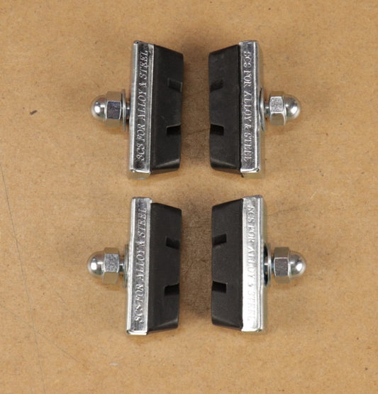 Vintage Bicycle Brake Pads Set of 4 for Classic Road Bikes & Cruisers
