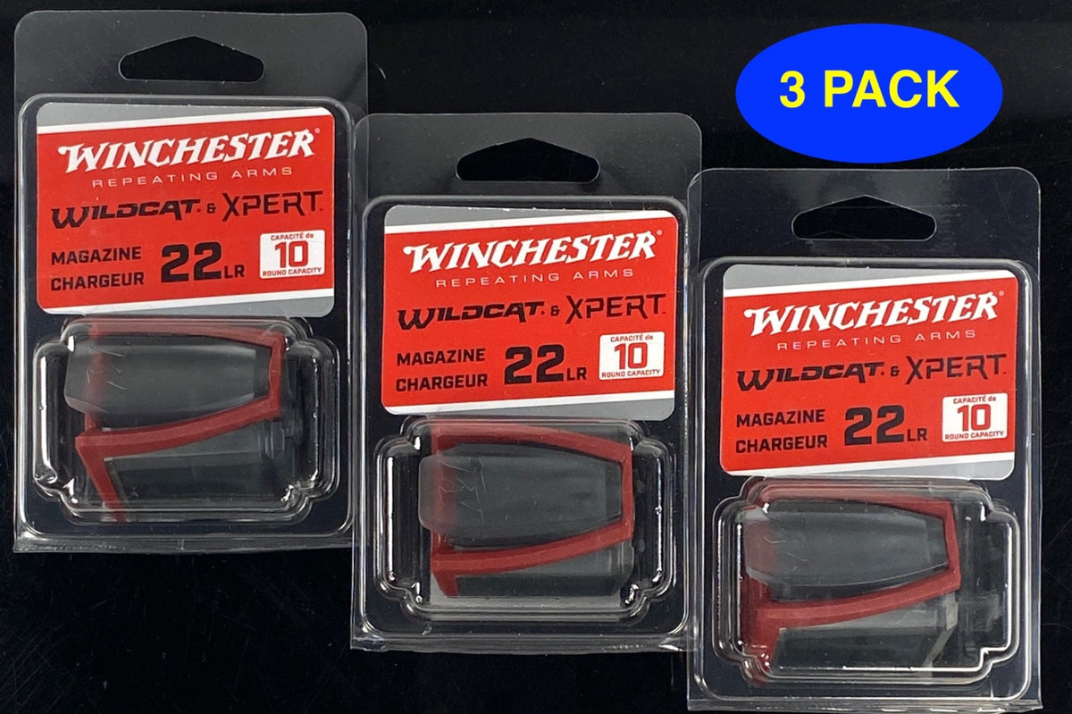Winchester Wildcat Xpert 22LR Rotary Magazine 10 Rounds - 3 Pack