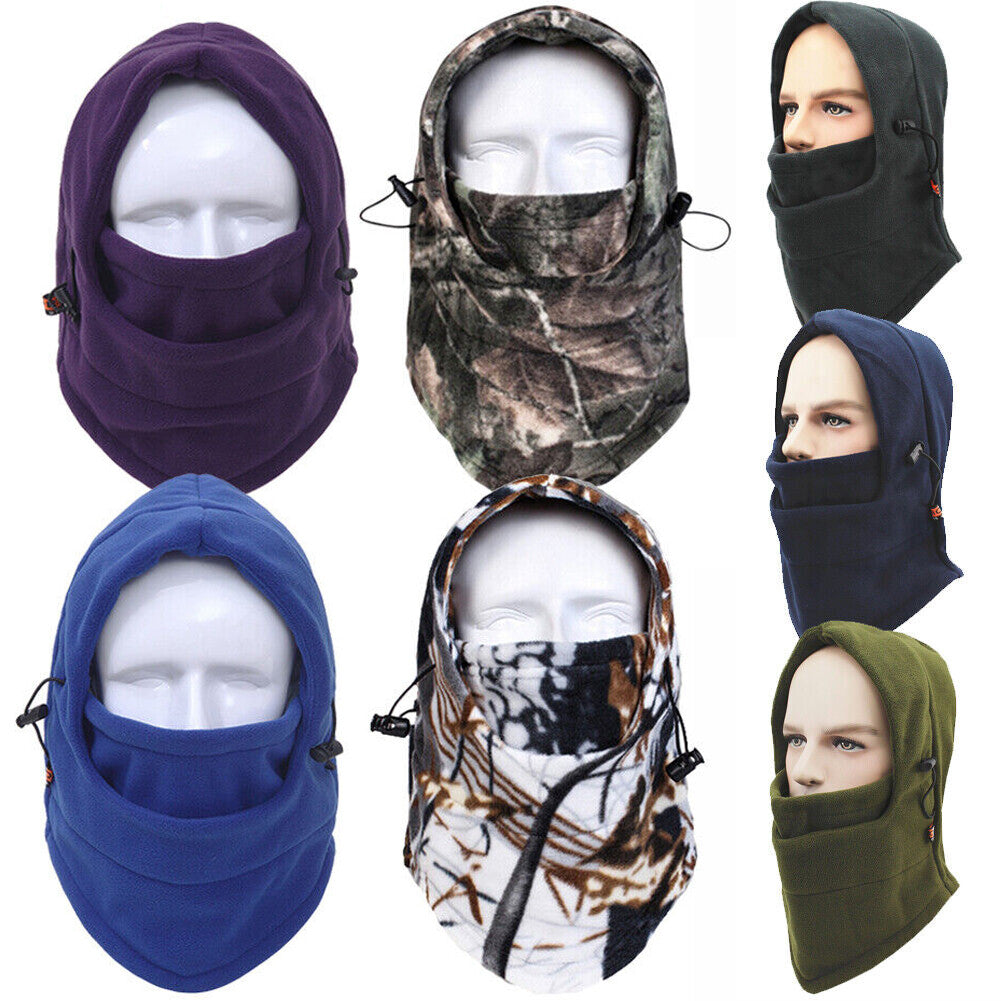 Unisex Fleece Balaclava Face Mask for Cold Weather Outdoor Sports