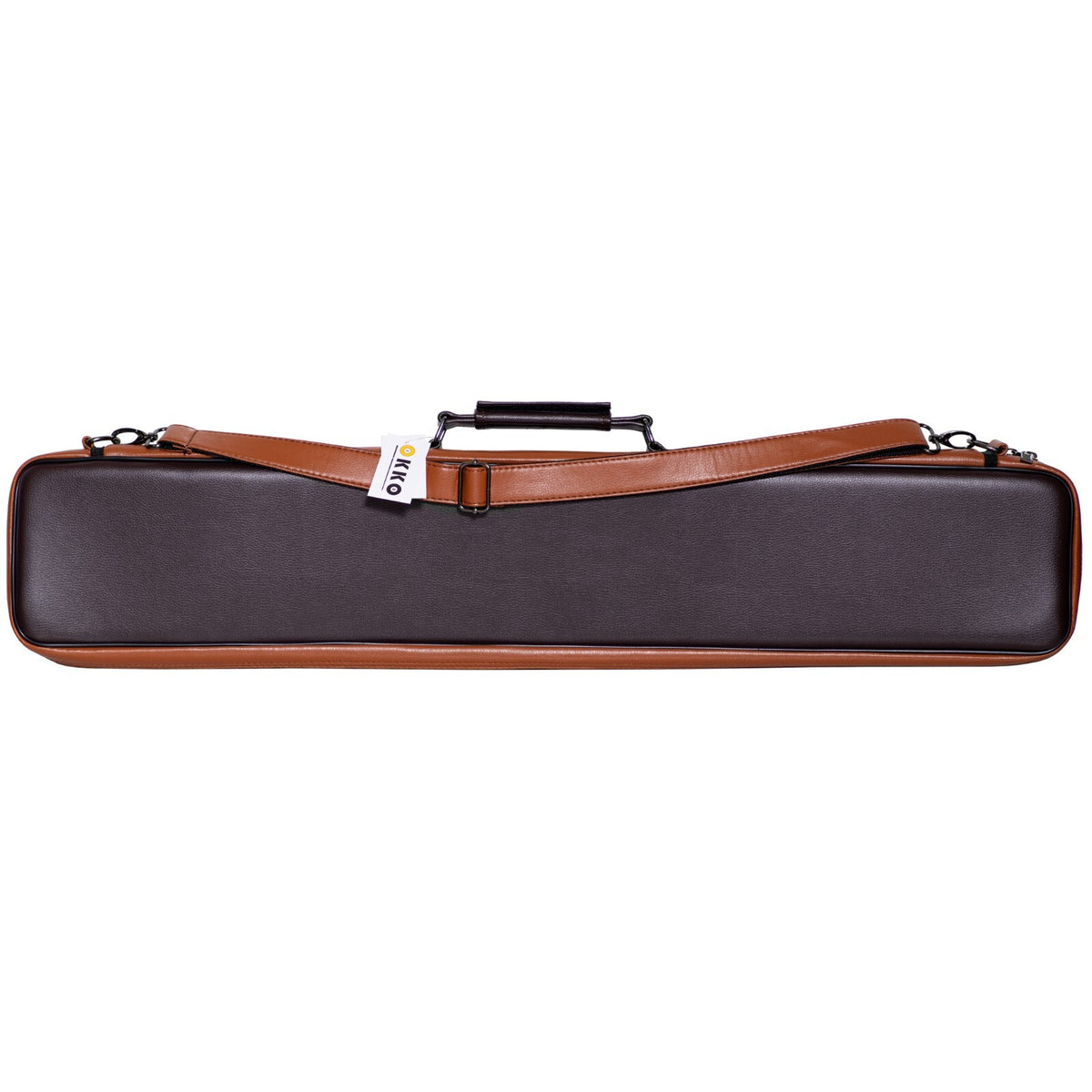 OKKO 2x4 Pool Cue Soft Case Brown/Dark Brown