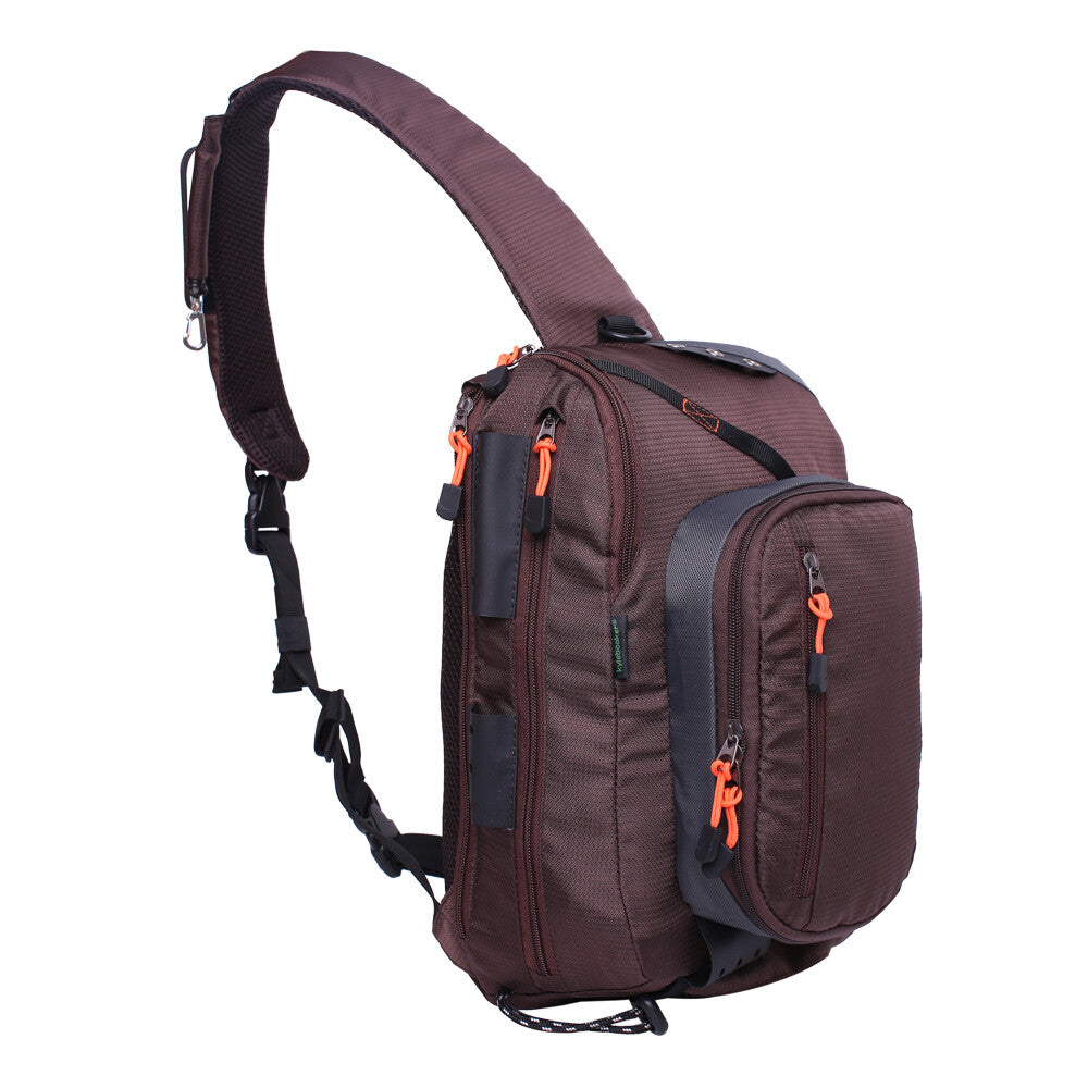 Fishing Tackle Backpack with Multiple Storage Compartments and Adjustable Shoulder Strap