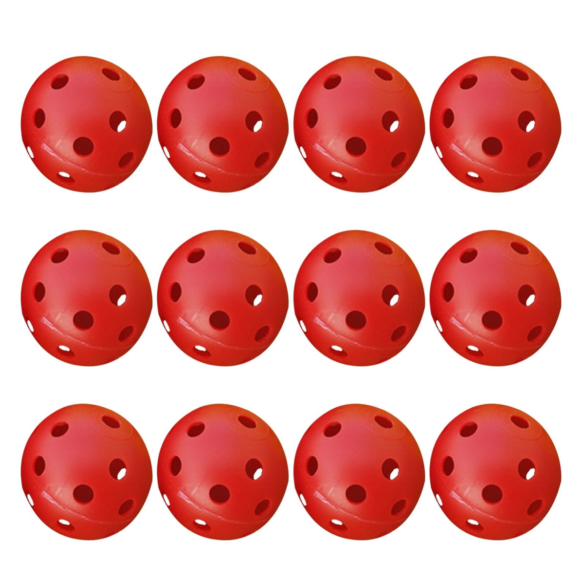 Indoor Outdoor Plastic Golf Practice Balls - Hollow Training Balls for Men Women Kids