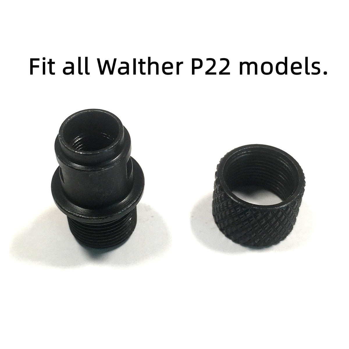 Adapter for S&W M&P 22 and Walther P22 with Cover - Steel Conversion Part