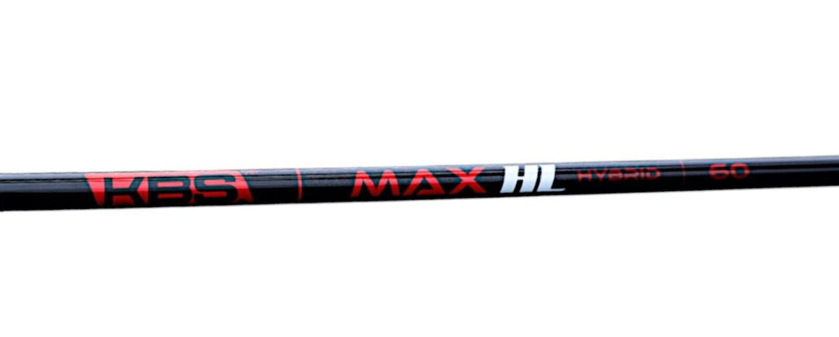 Graphite Golf Shaft Uncut Hybrid Flex & Weight Options - Black .370 Tip