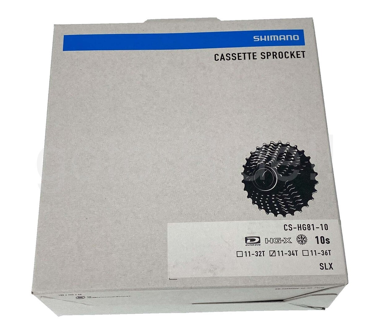 Shimano SLX CS-HG81-10 10-Speed Mountain Bike Cassette 11-34T