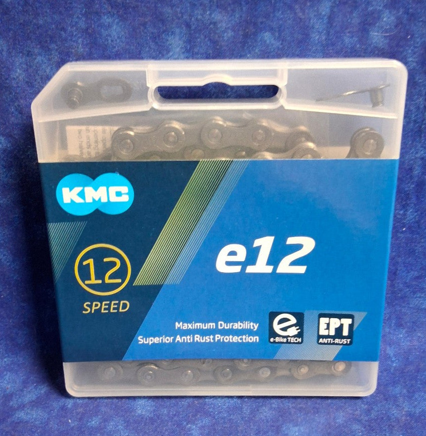12-Speed E-Bike Chain 136 Links for Shimano SRAM - KMC E12 EPT