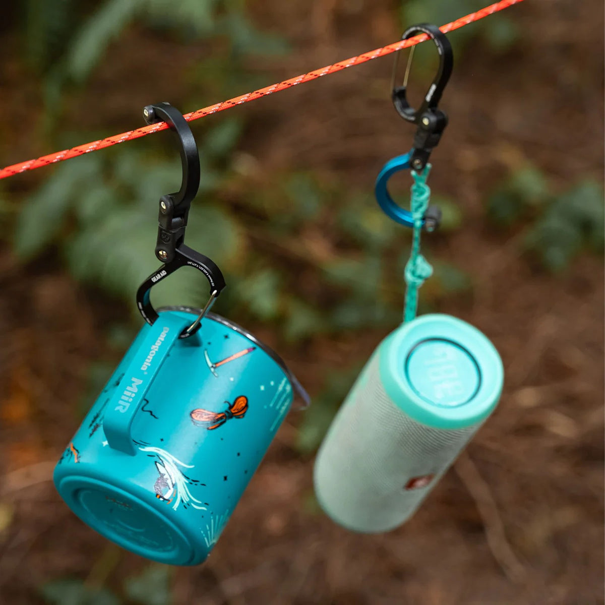 Mini Hybrid Camping Gear Clip - Lightweight Multi-Use Carabiner for Outdoor Adventures