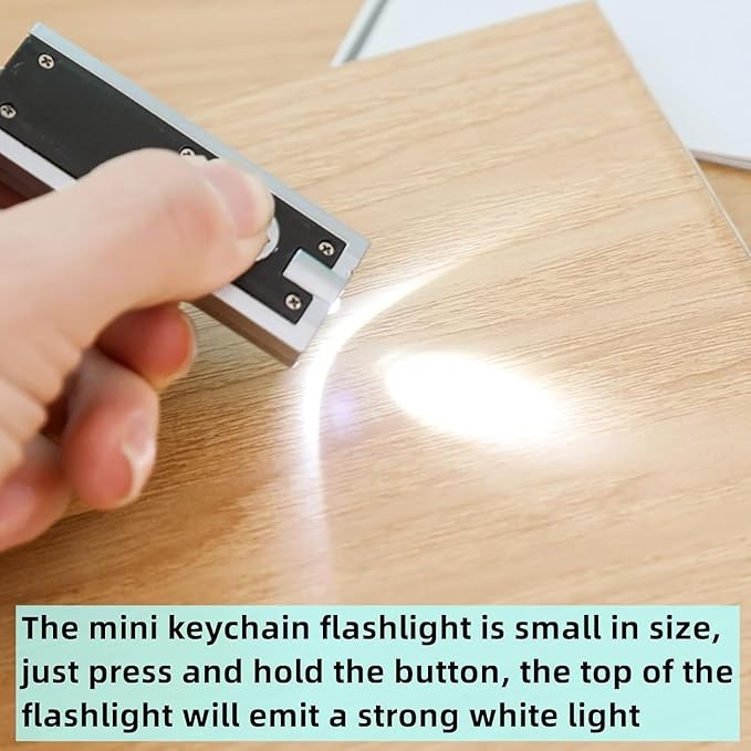 Mini Keychain Flashlight LED Light Bulk Pack for Outdoor Use