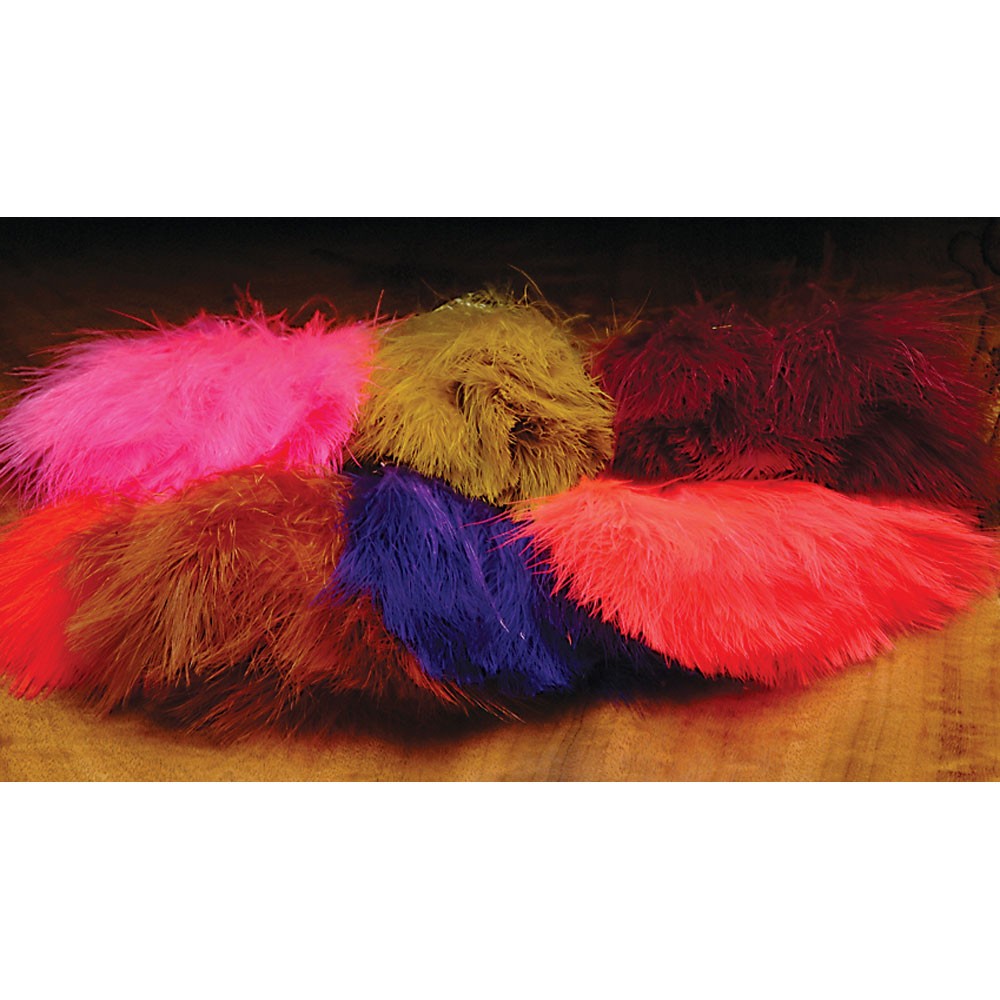 Marabou Strung Blood Quills for Fly Tying - Wide Color Range