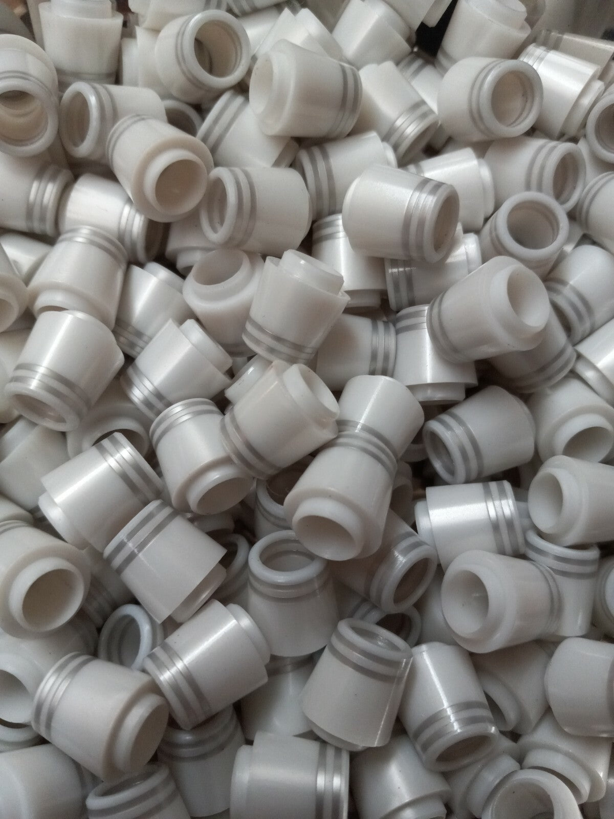 Premium White Silver Golf Ferrules .335 14mm 12-Pack - Club Parts & Accessories