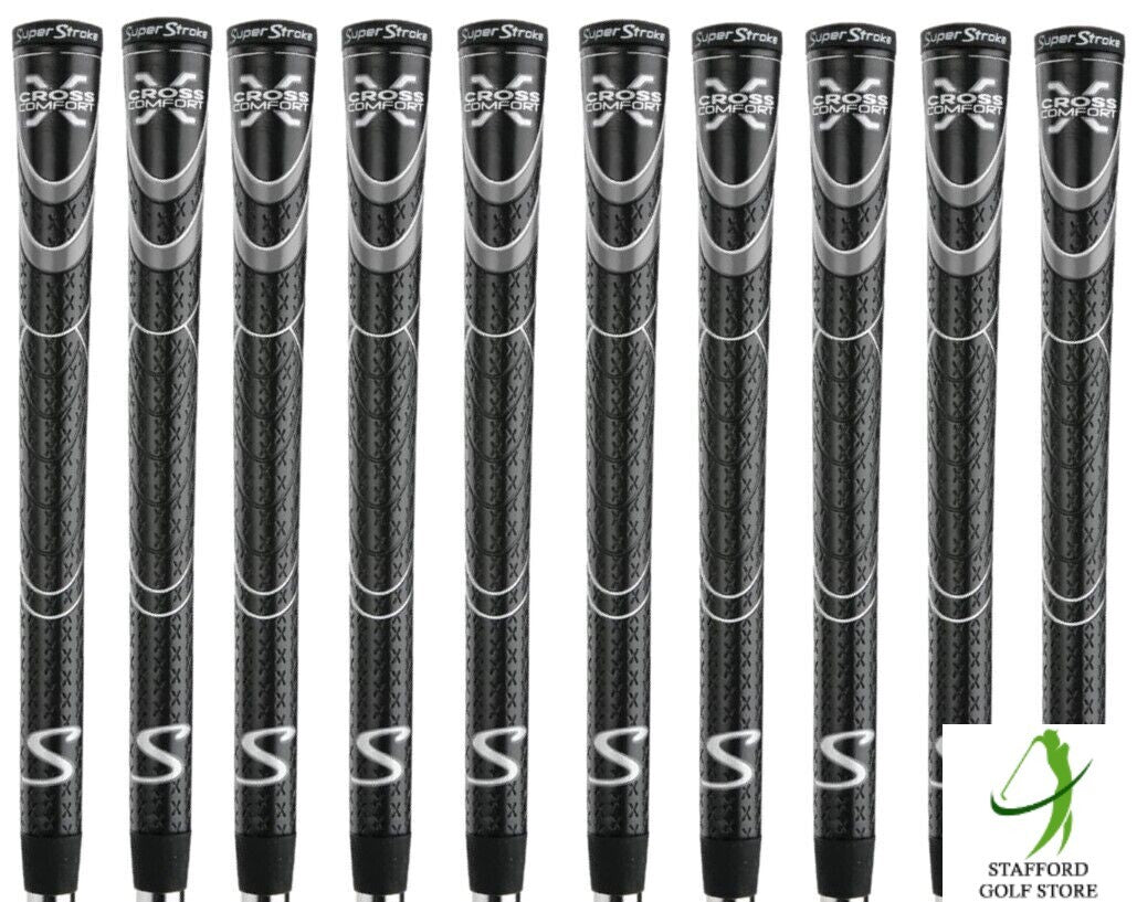 Golf Grip Set - Super Stroke Cross Comfort Undersize, Standard, Midsize & Jumbo