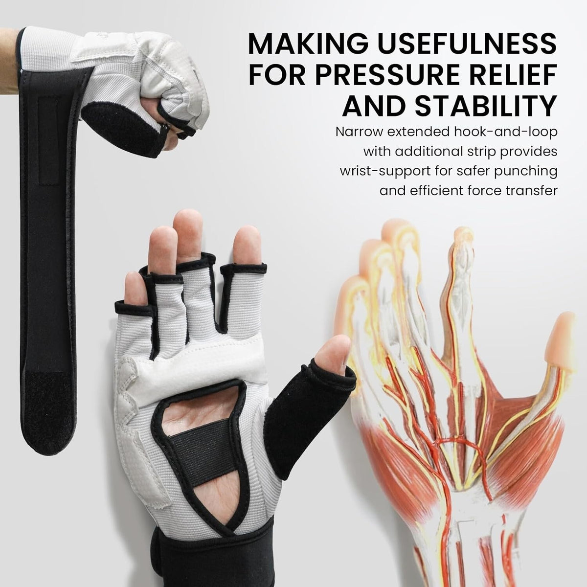 Martial Arts Sparring Gloves and Foot Protectors Set for Men Women - High-Quality Leather