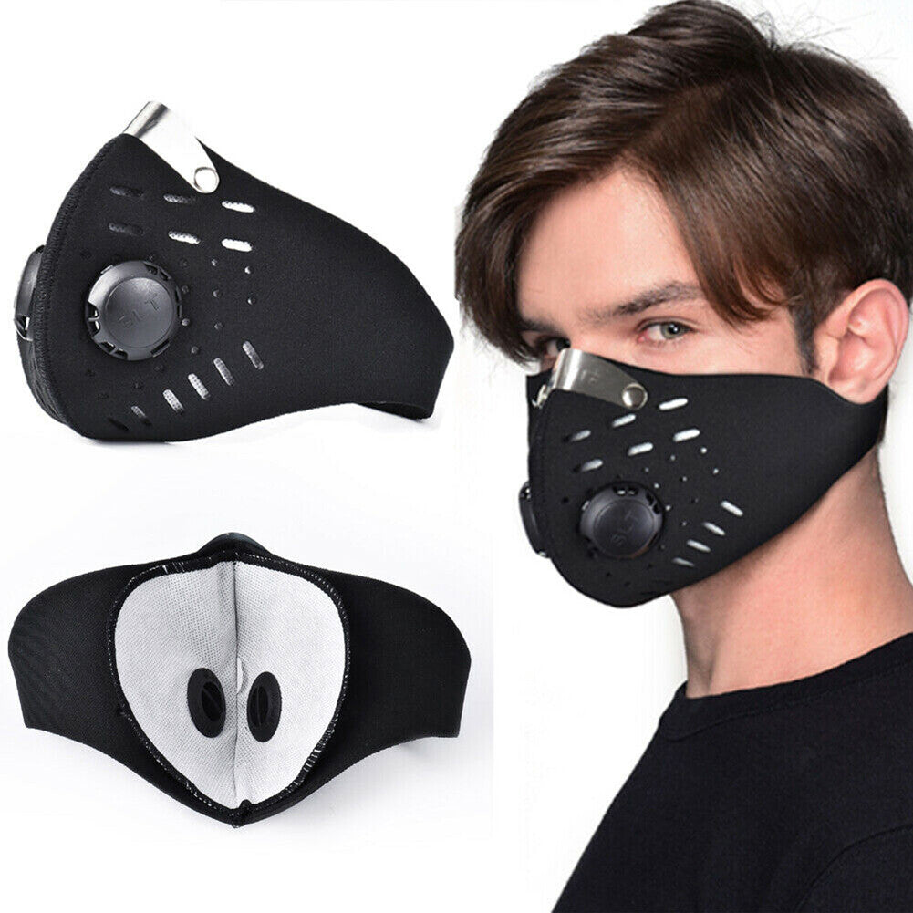 Reusable Dust Mask with Filter for Air Pollution & Respiratory Protection