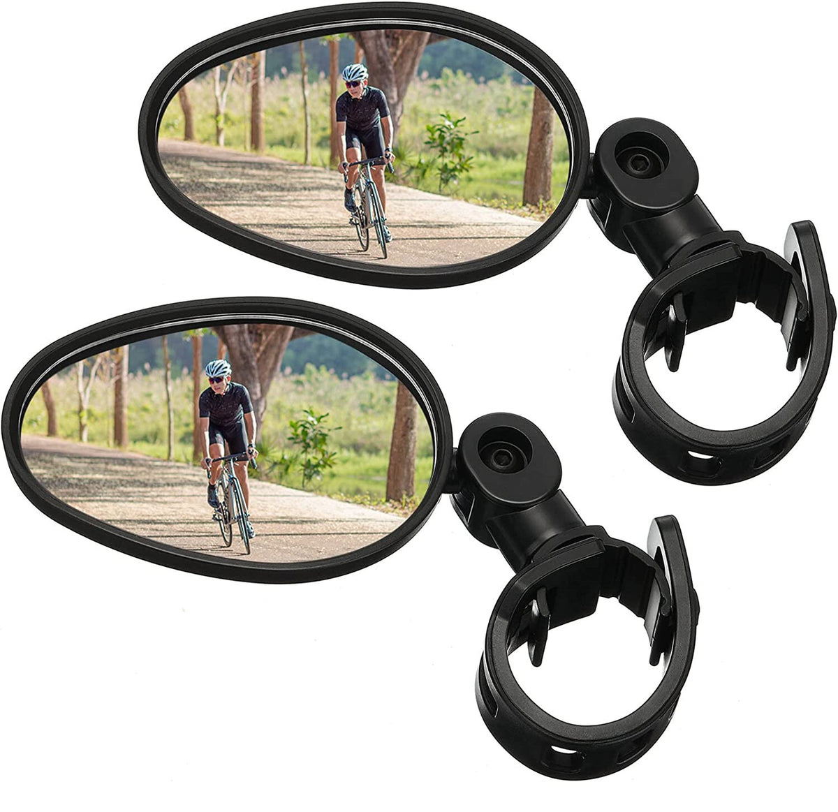 Bike Mirror 360° Rotatable Handlebar Mirror for Cycling - Multiple Shapes