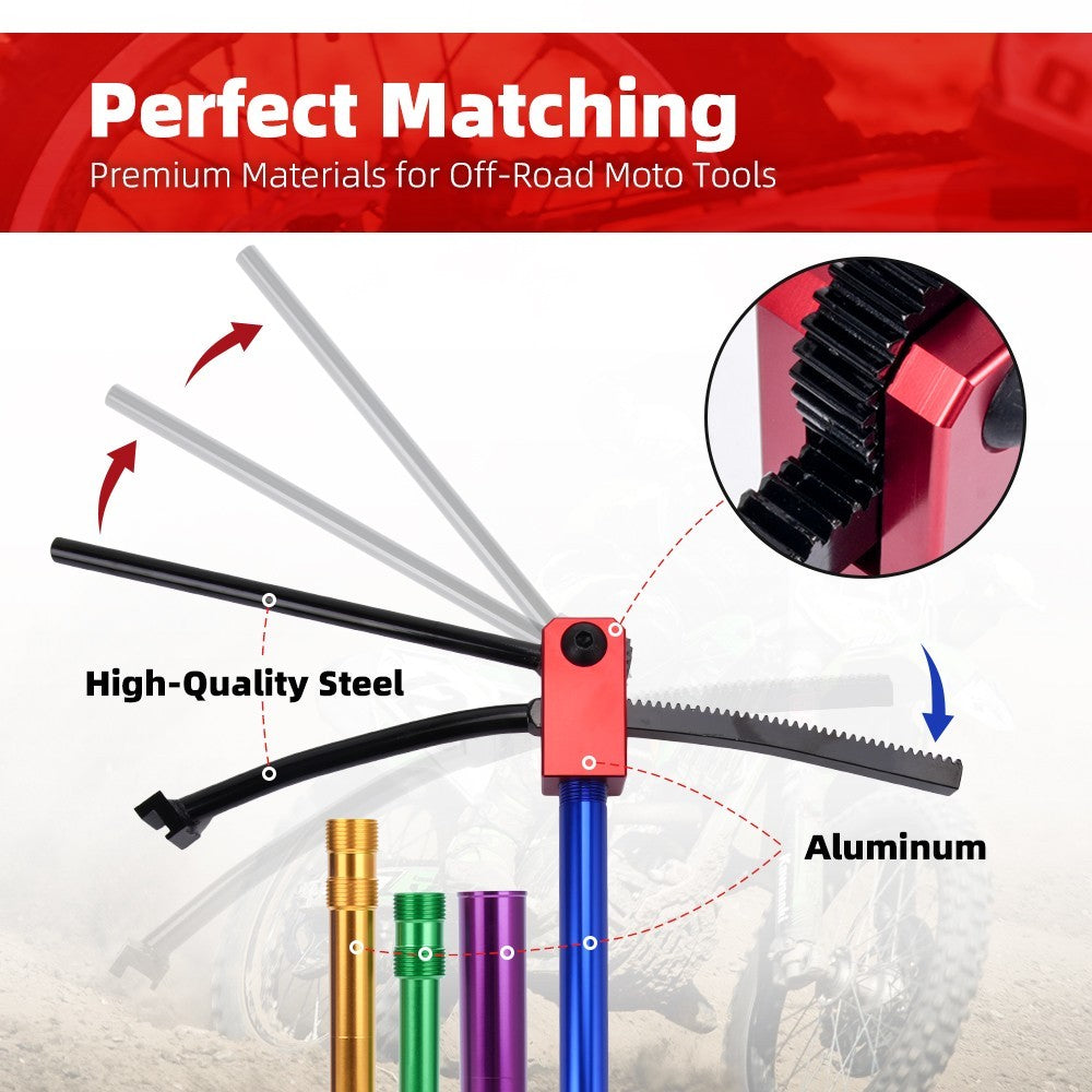 Dirt Bike Tire Changing Tools Kit for 16-21 Inch Wheels - Enduro & Motocross
