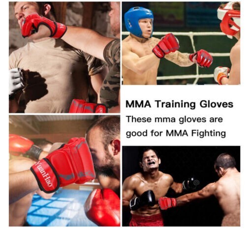 Boxing Gloves MMA Kickboxing Sparring Punching Bag Training Gear