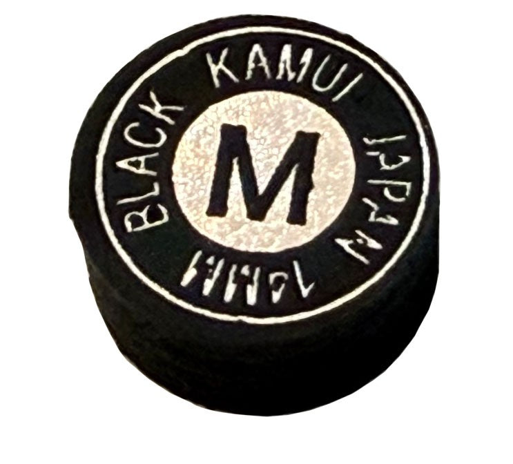 Kamui Black Pool Cue Tip, Medium Hardness, 14mm