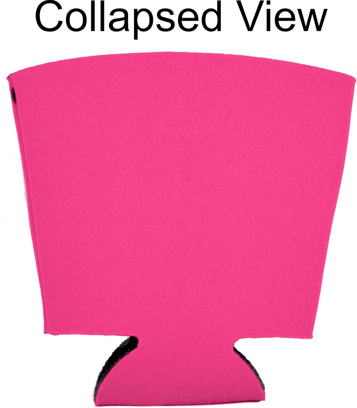 Neon Pink Foam Party Cups 2 Pack - Insulated Disposable Drink Coolies