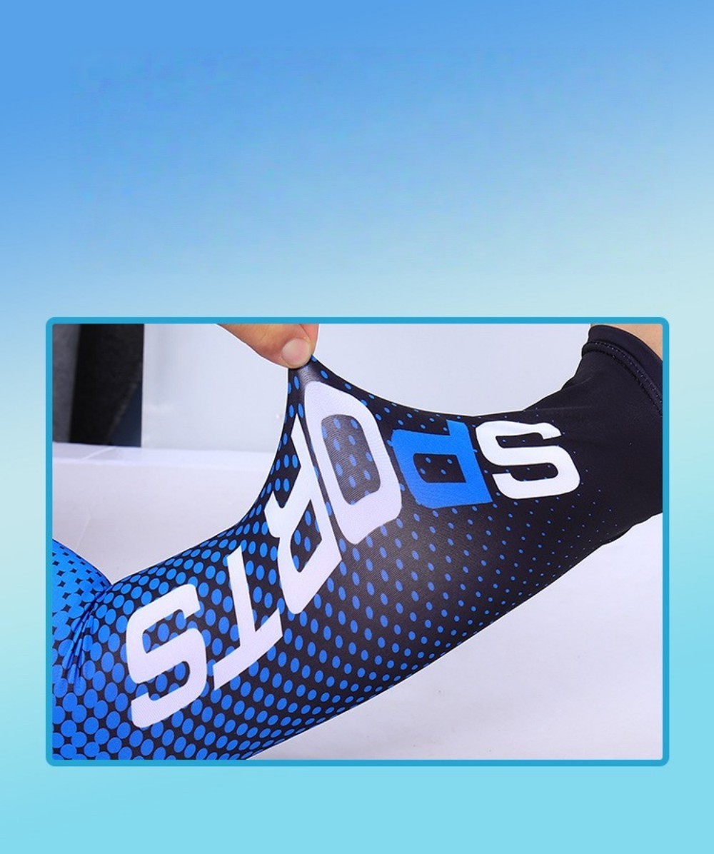 Breathable UV Sun Protection Cooling Arm Sleeves & Face Mask Set