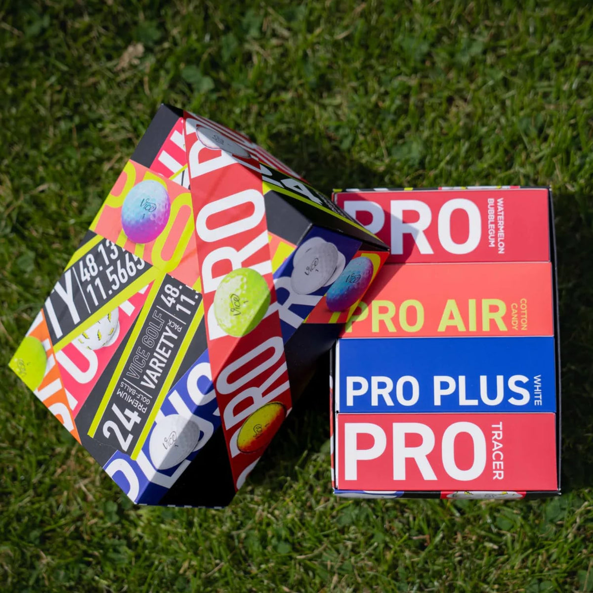 Vice Golf 24-Pack Premium Golf Balls Variety Set - Distance & Control