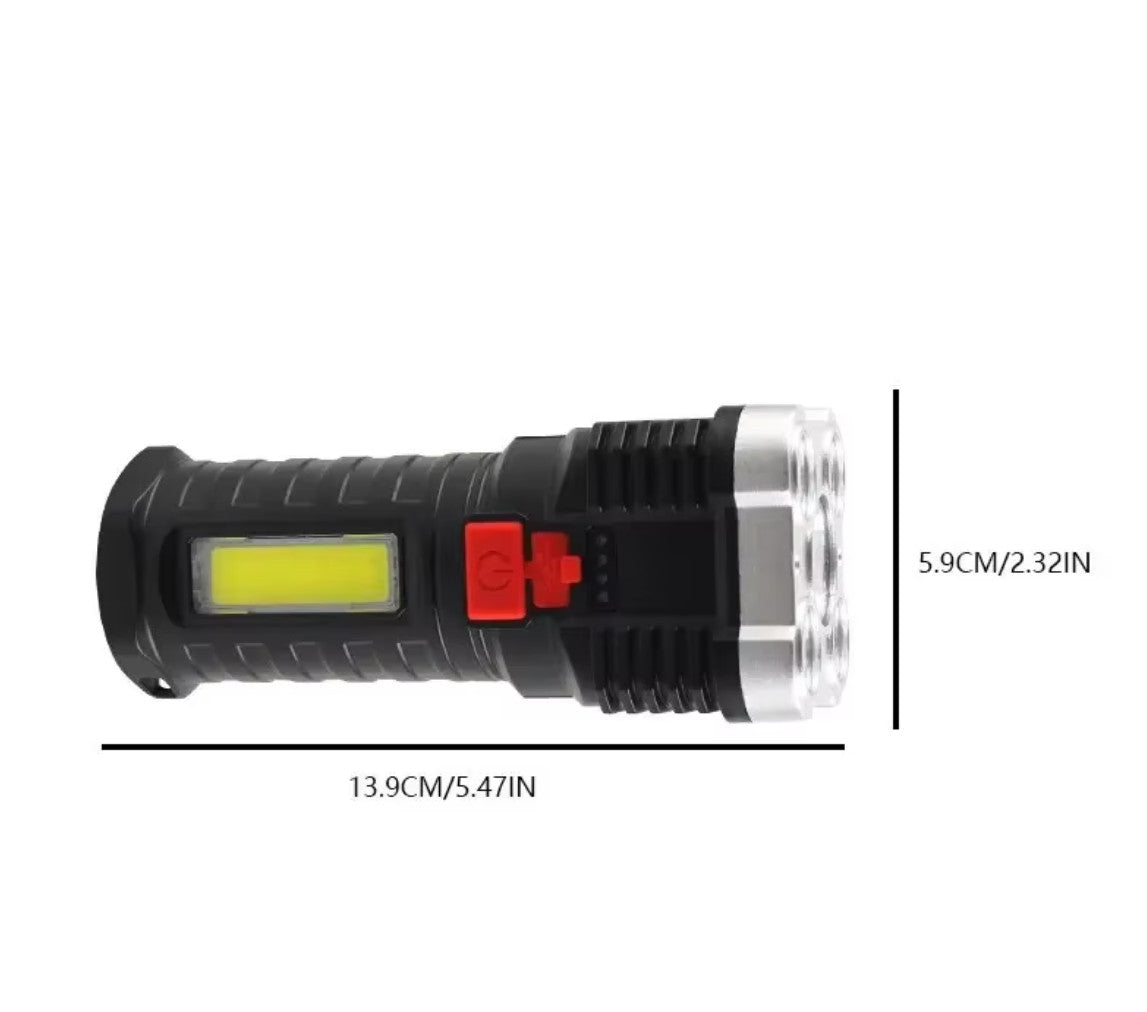 High Power Rechargeable LED Camping Spotlight with Side Light 5W