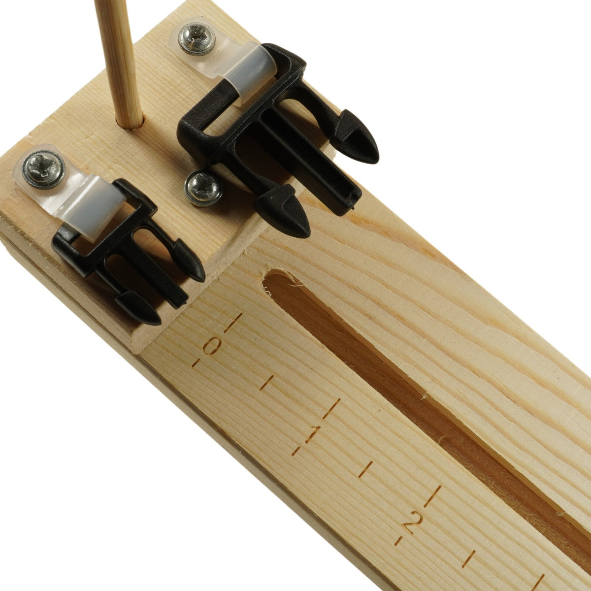 Wood Paracord Jig for Bracelet Making with Built-in Ruler and Accessories