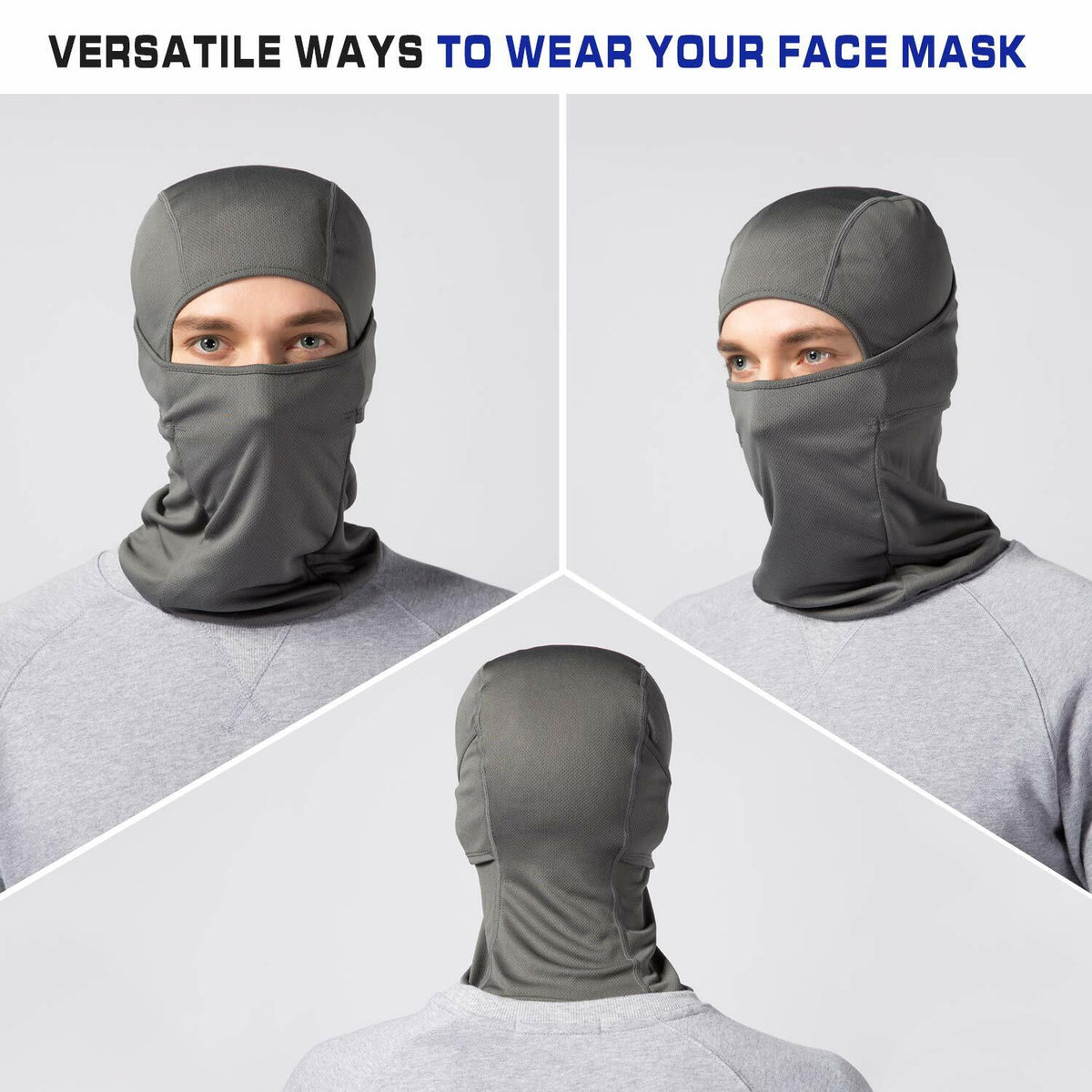 Full Face Tactical Mask for Motorcycling, Skiing & Outdoor Sports