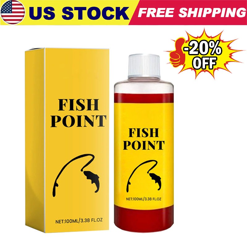 Concentrated Fish Attractant Liquid for Trout & Panfish - Red Worm Extract, 100ml