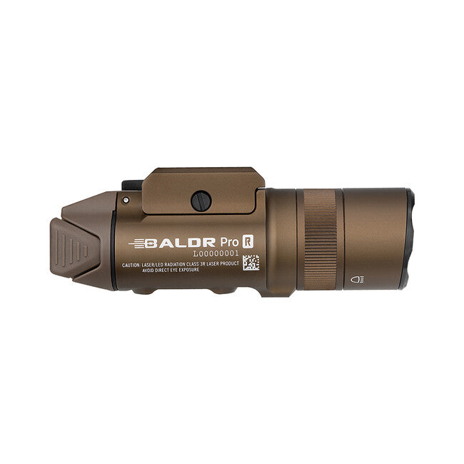 Rechargeable LED Tactical Light with Green Laser, 1350 Lumens