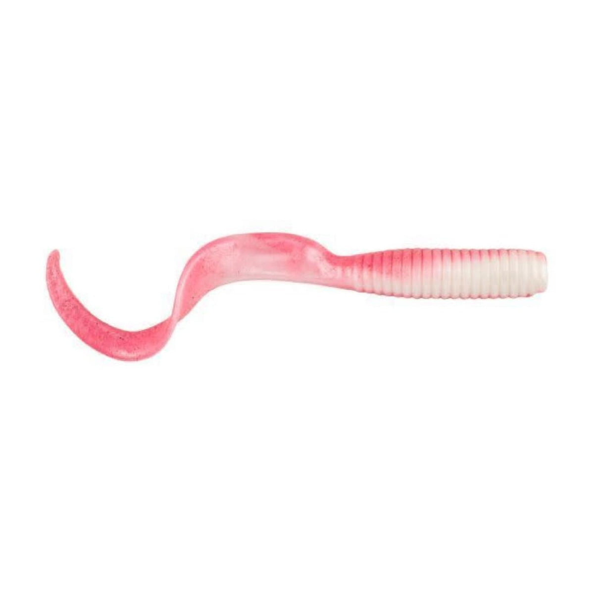 Saltwater Fishing Soft Plastic Grub Bait 6 Inch Pink Shine - 4 Pack