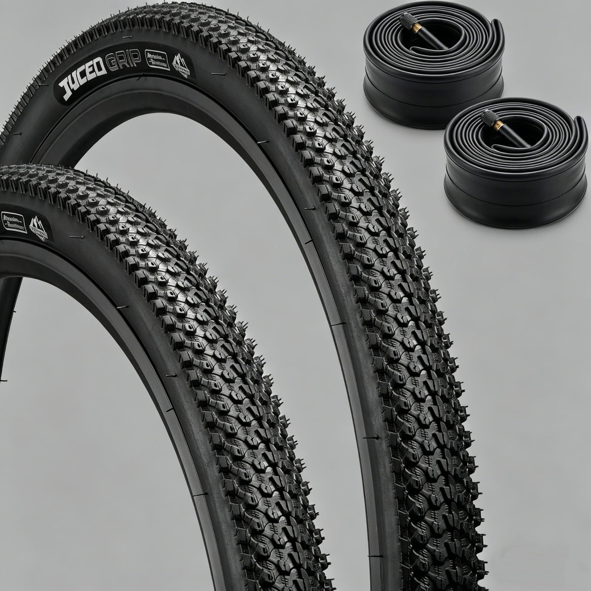 2 Pack 26x1.95 Bicycle Mountain Bike Tires Inner Tubes Puncture-Protection