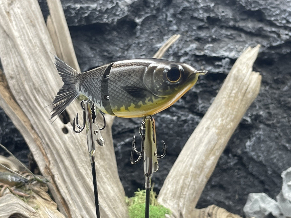 Custom 4.72 Inch Largemouth Bass Glidebait - Soggy Bottom Boy Style