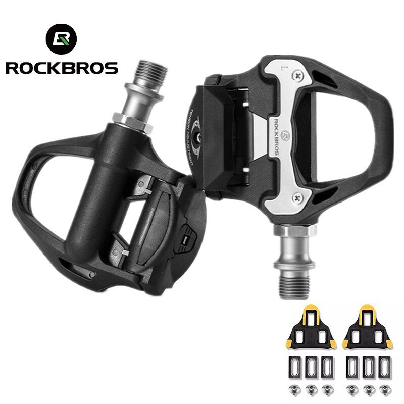 Road Bike Pedals Shimano SPD-SL Compatible Self-Locking Aluminum Pedals