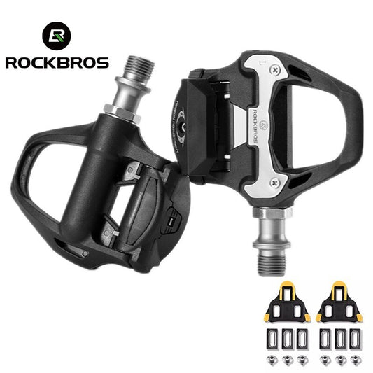 Road Bike Pedals Shimano SPD-SL Compatible Self-Locking Aluminum Pedals